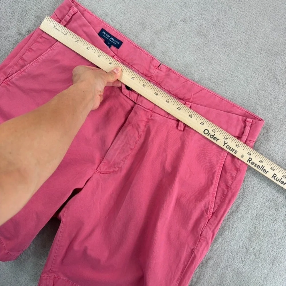 Peter Millar Crown Crafted Concorde Golf Shorts in Red Pear Men 34 NWT $140